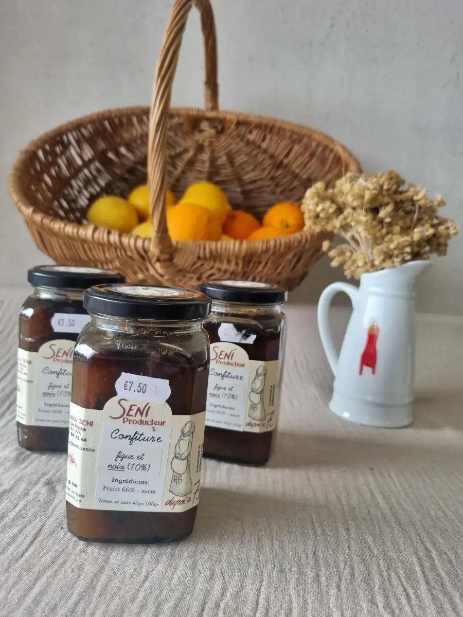 Confiture figues et noix