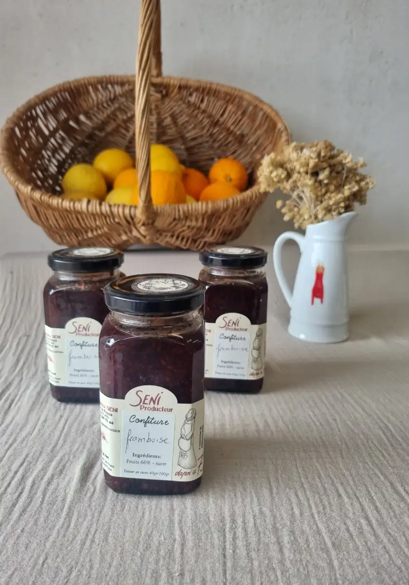 Confiture de framboises